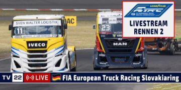 🇩🇪 LIVE Truck Grand Prix Slovakiaring: R2 Goodyear FIA European Truck Racing Ch’ship – 07. Juni 2025