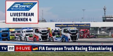 🇩🇪 LIVE Truck Grand Prix Slovakiaring: R4 Goodyear FIA European Truck Racing Ch’ship – 08. Juni 2025