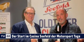 MOTOR TV22: Der Start im Casino Seefeld der Motorsport Tage 2025