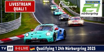 🇩🇪 LIVE Qualifying 1 ADAC RAVENOL 24H Nürburgring Donnerstag 2025 – Das größte Autorennen der Welt