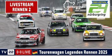 🇩🇪 LIVE Tourenwagen Legenden Rennen 2 – ADAC RAVENOL 24H Nürburgring Freitag 2025
