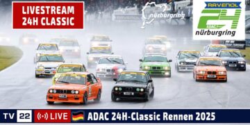 🇩🇪 LIVE 24H-Classic 2,5 Std. Rennen – ADAC RAVENOL 24H Nürburgring Samstag 2025