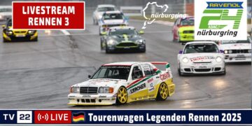 🇩🇪 LIVE Tourenwagen Legenden Rennen 3 – ADAC RAVENOL 24H Nürburgring Samstag 2025