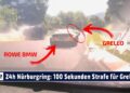 24h Nürburgring: Titel für den Grello futsch? Überschlag beim Überrunden – Estre versursacht Crash