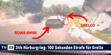 24h Nürburgring: Titel für den Grello futsch? Überschlag beim Überrunden – Estre versursacht Crash