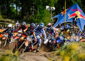 Moritz Ernecker (929) konnte aktuell alle Red Bull Holeshots im ADAC MX Junior Cup 125 erzielen