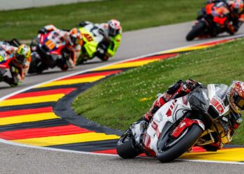 250620 mgp 4 Zwölf Tonnen Rennstreckenfarbe lassen die Curbs auf dem Sachsenring neu erstrahlen