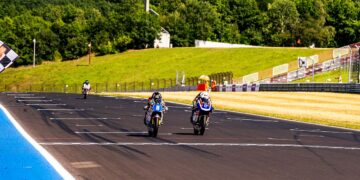 Nur um 0,033 Sekunden im ersten Rennen geschlagen: Thias Wenzel