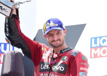 Im Jahr 2022 feierte der „Aussie“ mit Rang drei sein bestes MotoGP-Ergebnis auf dem Sachsenring (Foto: Red Bull Content Pool)