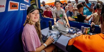 Lotte van Drunen qualifizierte sich für den ADAC MX Youngster Cup und bewies guten Speed