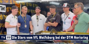 MOTOR TV22: Die Fussballstars vom VfL Wolfsburg beim Liqui Moly Lamborghini von Luca Engstler