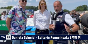 MOTOR TV22: Daniela Schmid im Interview auf der Startaufstellung der DTM am Norisring
