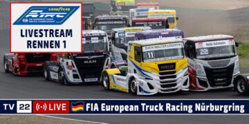 🇩🇪 LIVE Truck Grand Prix Nürburgring: R1 Goodyear FIA European Truck Racing Ch’ship – 12.07.2025