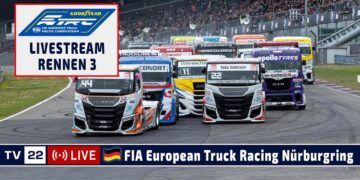 🇩🇪 LIVE Truck Grand Prix Nürburgring: R3 Goodyear FIA European Truck Racing Ch’ship – 13.07.2025