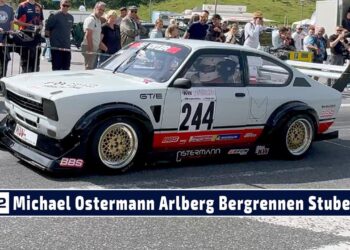 MOTOR TV22: Klassensieger Michael Ostermann im Opel Kadett beim Bergslalom am Arlberg 2025