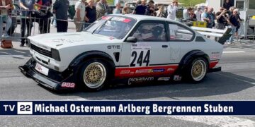 MOTOR TV22: Klassensieger Michael Ostermann im Opel Kadett beim Bergslalom am Arlberg 2025