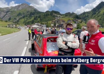 MOTOR TV22: Der VW Polo I von Andreas Helm beim Internationalen Bergslalom am Arlberg 2025