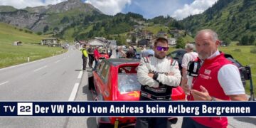 MOTOR TV22: Der VW Polo I von Andreas Helm beim Internationalen Bergslalom am Arlberg 2025
