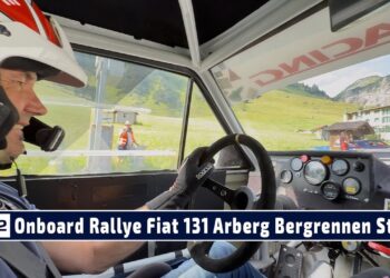 MOTOR TV22: Onboard mit dem Fiat 131 Mirafiori beim Internationalen Bergslalom am Arlberg 2025