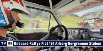 MOTOR TV22: Onboard mit dem Fiat 131 Mirafiori beim Internationalen Bergslalom am Arlberg 2025