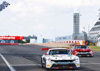 250723 gtm 1 Der Ford Mustang GT3 #1 des Haupt Racing Teams gewinnt das Sonntagsrennen am Nürburgring