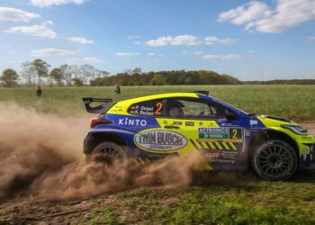 250729 DRM 1430 DE 2 Philip Geipel und Katrin Becker kommen als DRM-Spitzenreiter zur Rallye ADAC Mittelrhein