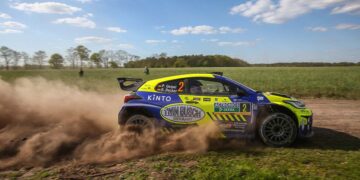 Philip Geipel und Katrin Becker kommen als DRM-Spitzenreiter zur Rallye ADAC Mittelrhein