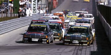 Ebenfalls am Nürburgring dabei: ein Mercedes-Benz 190E Evo II von Roland Asch