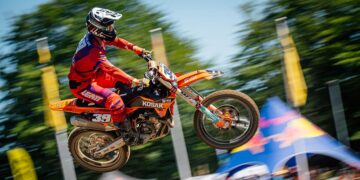 Roan Van de Moosdijk fuhr in Tensfeld seinen ersten ADAC MX Masters-Sieg ein