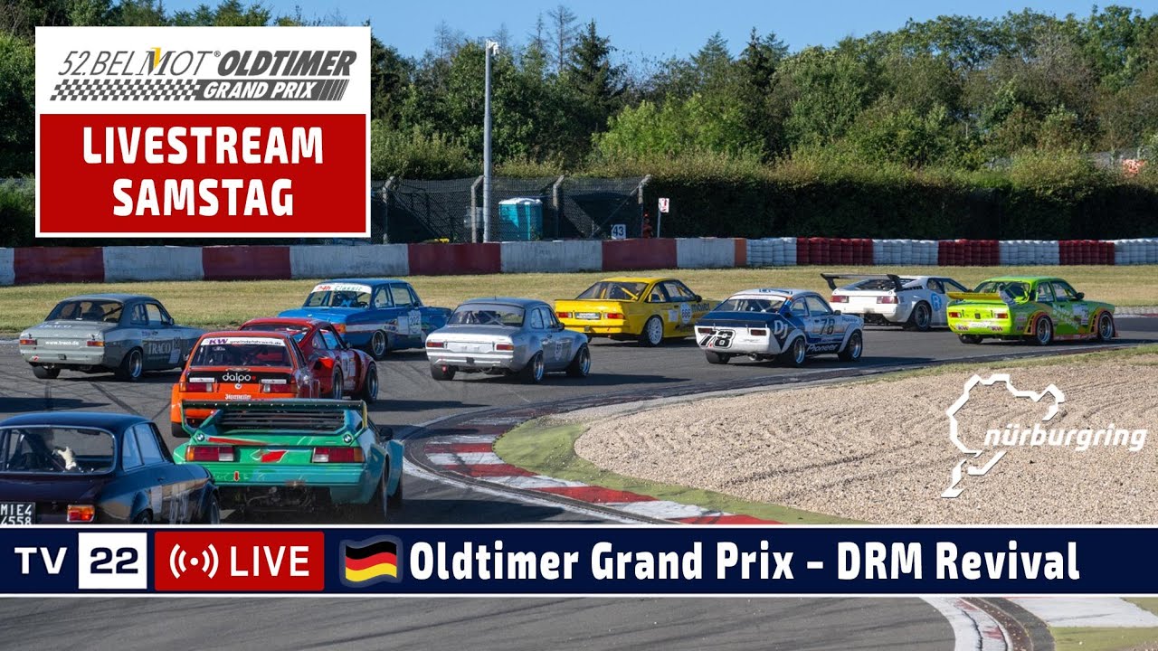 🇩🇪 LIVE DRM Revival – Deutsche Rennsport Meisterschaft R1 | Oldtimer ...