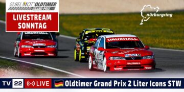🇩🇪 LIVE 2 Liter Iconics STW – Tourenwagen Golden Ära R2 | Oldtimer-Grand-Prix Nürburgring 2025