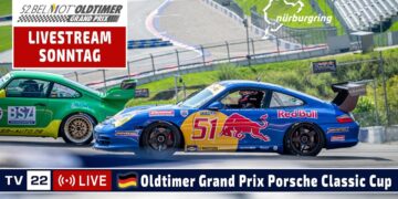 🇩🇪 LIVE Porsche Classic Cup – Tourenwagen Golden Ära R2 | Oldtimer-Grand-Prix Nürburgring 2025