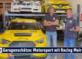Garagenschätze: Audi RS 3 LMS TCR und BMW M3 GTR in der Motorsport Garage von Markus Mair