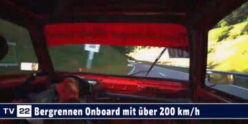 Onboard bei Tobias Santer im VW Minichberger Golf 1 STW beim legendären Bergrennen St. Ursanne|CH