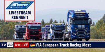 🇩🇪 LIVE Truck Grand Prix Most: R1 Goodyear FIA European Truck Racing Ch’ship – 30.08.2025