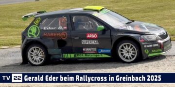 MOTOR TV22: Gerald Eder im Skoda Fabia beim Rallycross in Greinbach 2025