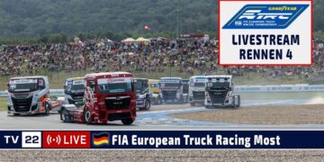🇩🇪 LIVE Truck Grand Prix Most: R4 Goodyear FIA European Truck Racing Ch’ship – 31.08.2025