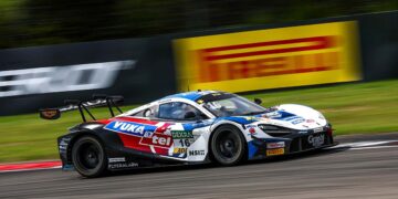 Timo Glock holte die erste DTM-Bestzeit für McLaren