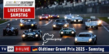 🇩🇪 LIVE Oldtimer Grand Prix am Nürburgring – Alle Rennen Samstag 02. August 2025