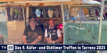 MOTOR TV22: VW T1 Bulli mit Patina beim Käfer – und Oldtimer Treffen in Tarrenz 2025