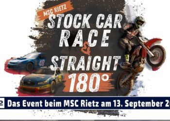 MOTOR TV22: Das erwartet dich beim Stock Car Race & Straight 180° beim MSC Rietz am 13.09.2025