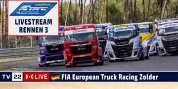 🇩🇪 LIVE Truck Grand Prix Zolder: R3 Goodyear FIA European Truck Racing Ch’ship – 14.09.2025