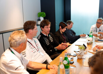 Vorstellung der Kooperation vor Medienvertretern im Rahmen der Formel 1 in Zandvoort (Foto: Wolfgang Wilhelm)