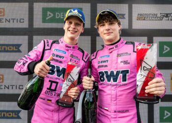 Mattis Pluschkell (links) und Maksymilian Angelard (rechts) sind beste Junioren im Prototype Cup Germany 2025