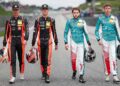 Die vier Anwärter auf den Fahrertitel im ADAC GT Masters