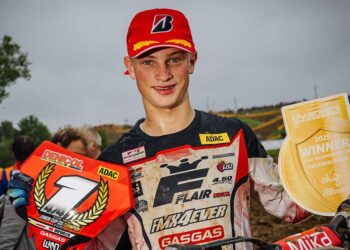 Ian Ampoorter gewinnt den Titel im ADAC MX junior Cup 125