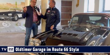 MOTOR TV22: Die Oldtimer Garage von Frank Scheelen – Route 66 trifft auf Seefelder Wahrzeichen
