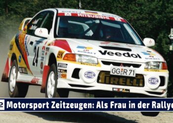 Motorsport Zeitzeugen: „Kannst Du Räderwechseln?“ Rallye Zeit im Mitsubishi Lancer Christine Dorfner