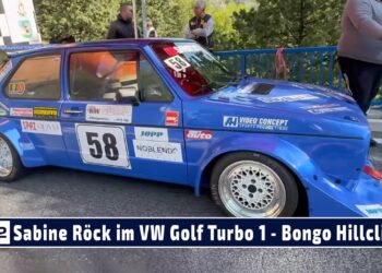 MOTOR TV22: Sabine Röck im VW Golf Turbo 1 beim 5. Bongo Hillclimb Monsters in Kroatien 2025