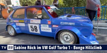 MOTOR TV22: Sabine Röck im VW Golf Turbo 1 beim 5. Bongo Hillclimb Monsters in Kroatien 2025